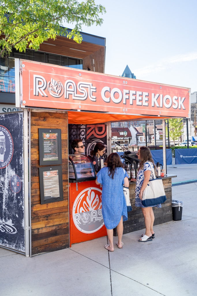 Roast coffee kiosk